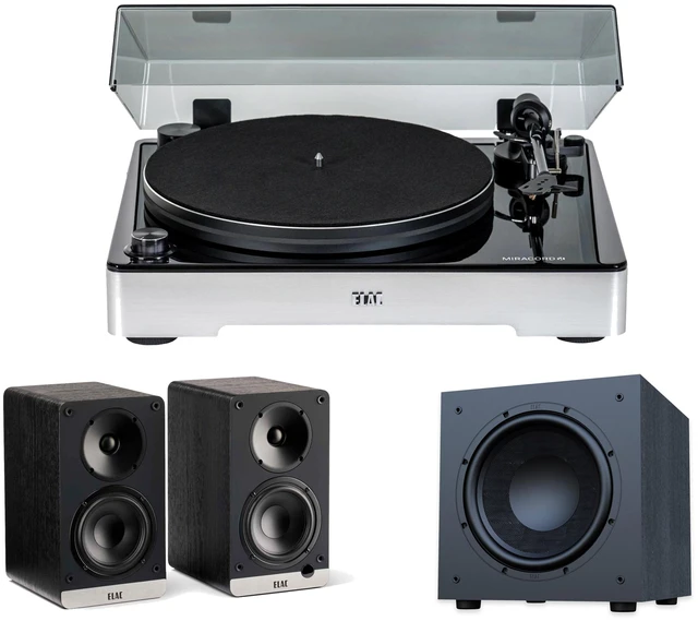 Main image of ELAC Miracord 60 + DCB41 Black + DS103 10in Subwoofer