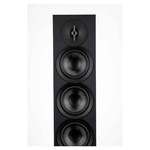 Alt view image 3 of 4 - Elac Debut 3.0 Df53 Black Tower Speakers (Pair) With Debut 10 Inch Subwoofer
