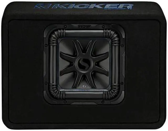 Alt view image 2 of 16 - Kicker TL7S102 L7S 10" Subwoofer in Thin-Profile Enclosure 2-Ohm