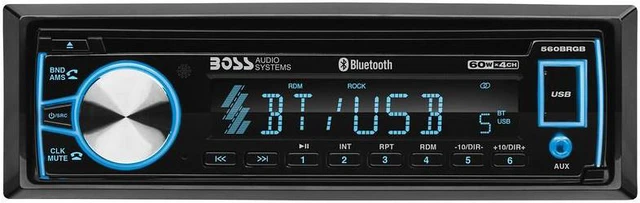 Main image of Boss 560BRGB Single-DIN, CD/MP3 Player Detach Panel Bluetooth