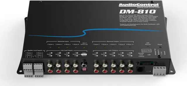 Alt view image 17 of 19 - AudioControl DM-810 8 By 10 Channel Matrix Digital Signal Processor