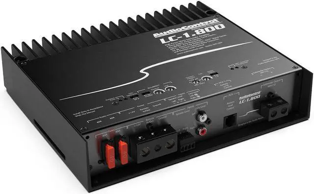 Alt view image 2 of 4 - AudioControl LC-1.800 High-Power Mono Subwoofer Amplifier with Accubass, ACR-1 Dash Remote, And Wiring Kit