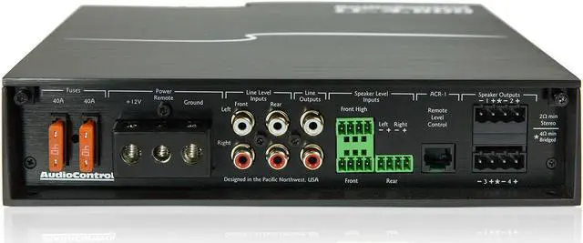 Alt view image 3 of 20 - AudioControl LC-4.800 High-Power Multi-Channel Amplifier with Accubass