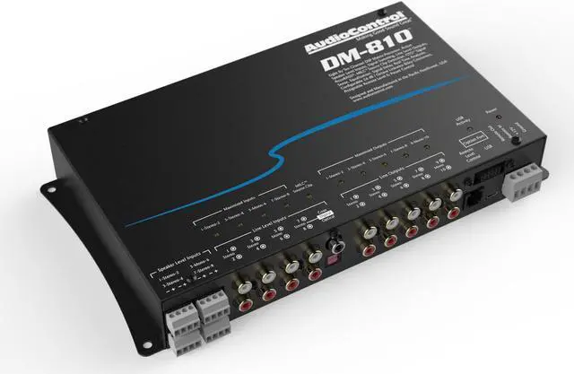 Alt view image 4 of 4 - AudioControl DM-810 Premium 8 Input 10 Output DSP Matrix Processor, & ACR-3 Dash Remote