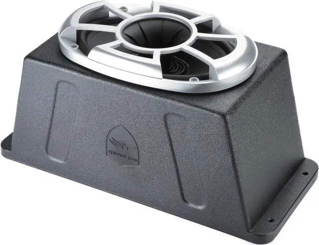 Alt view image 3 of 4 - Wet Sounds REV6X9-SM-B HCLD 6x9" in Black Roto-Molded Enclosure & HTX2 600 Watt Amplifier
