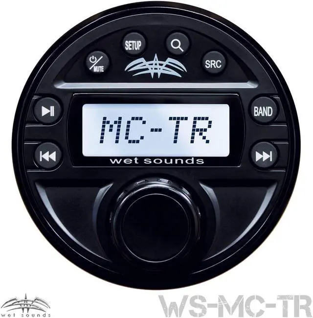Alt view image 2 of 4 - Wet Sounds MC-TR Transom Remote for WS-MC1 Media Center