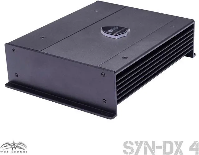 Alt view image 2 of 4 - Wet Sounds SYN-DX 4 Full Range Class D Amplifier & Stinger 3-Meter 4-Gauge Amplifier Wiring Kit w/ RCAs
