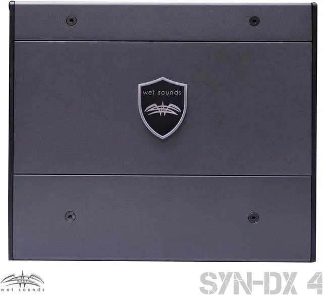 Alt view image 3 of 4 - Wet Sounds SYN-DX 4 Full Range Class D Amplifier & Stinger 3-Meter 4-Gauge Amplifier Wiring Kit w/ RCAs