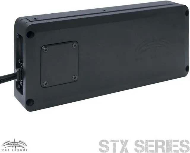 Alt view image 4 of 4 - Wet Sounds - STX Micro-1 Subwoofer Amp, STX Micro-4 4-Channel Amp, And 7 Meter Marine Wiring Kit