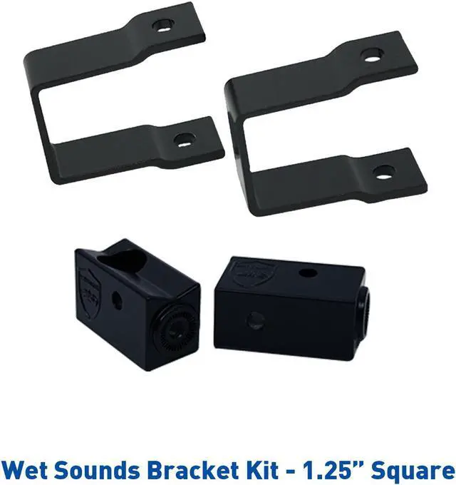 Main image of Wet Sounds Stealth Mounting Bracket Kit - Slider bracket and Square 1.25" Tube clamp