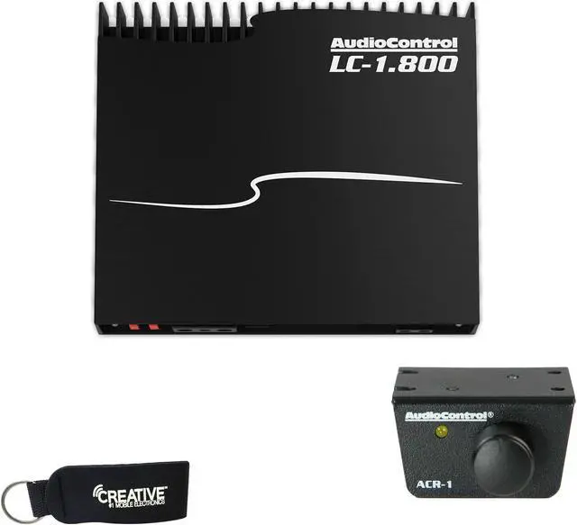 Main image of AudioControl LC-1.800 High-Power Mono Subwoofer Amplifier with Accubass & ACR-1 Dash Remote