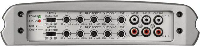 Alt view image 2 of 16 - Fusion Ms-Am504 4-Channel Marine Amplifier - 500W