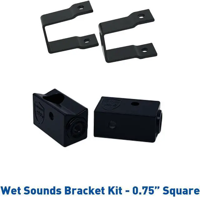 Main image of Wet Sounds Stealth Mounting Bracket Kit - Slider bracket and Square .75" Tube clamp