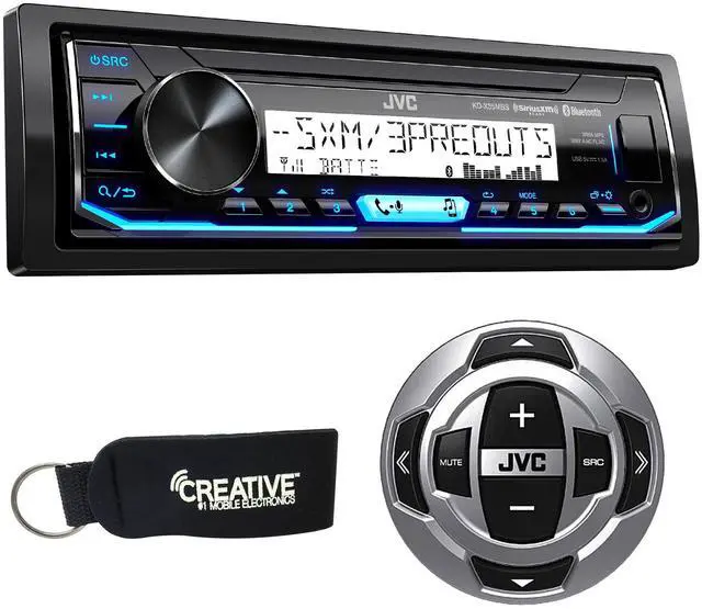 Main image of JVC KD-X35MBS Marine Radio with RM-RK62M Marine Remote