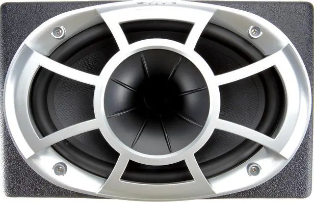 Alt view image 2 of 4 - Wet Sounds REV6X9-SM-B HCLD 6x9" in Black Roto-Molded Enclosure & HTX2 600 Watt Amplifier