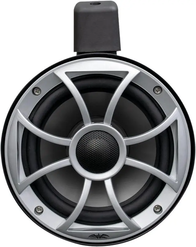 Alt view image 4 of 4 - Wet Sounds - A Pair Of Black RECON 6 POD-B 6.5 Inch Tower Speakers & MB Quart NA2-400.2 Amplifier