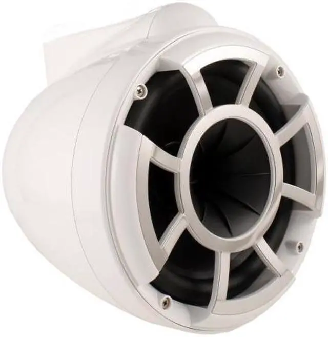 Alt view image 4 of 4 - Wet Sounds REV10W-X 10" White Tower Speakers with X-Mounts & SYN-DX2.3 1200 Watt Amplifier