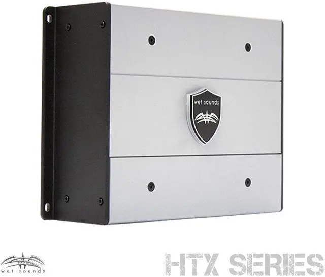 Alt view image 2 of 4 - Wet Sounds HTX2 Package: 600 watt 2-channel amplifier & Stinger 3-Meter 4-Gauge Amplifier Wiring Kit w/ RCAs