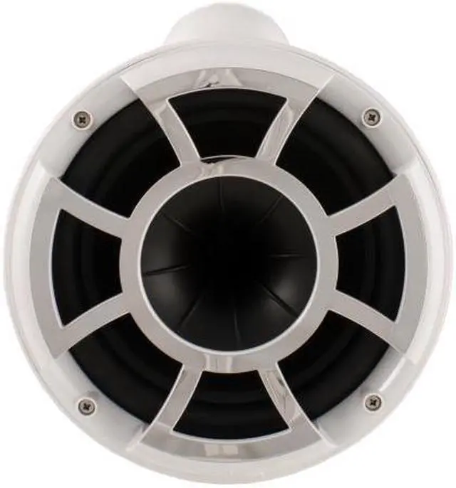 Alt view image 3 of 4 - Wet Sounds REV10W-X 10" White Tower Speakers with X-Mounts & SYN-DX2.3 1200 Watt Amplifier