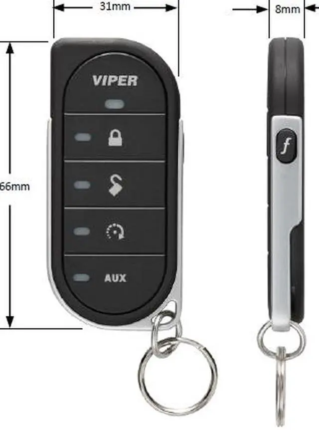 Alt view image 8 of 14 - Viper 7856V 2-Way LED Remote Control