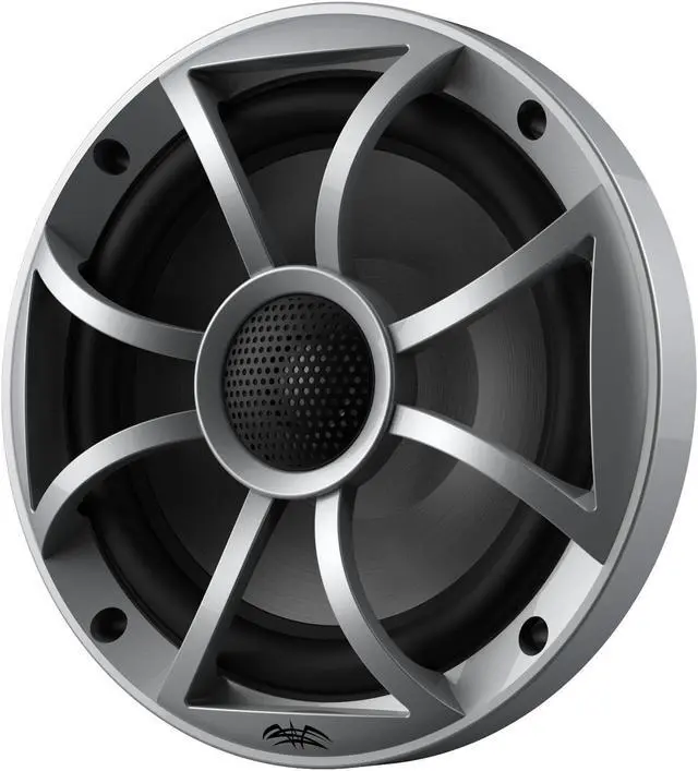 Alt view image 4 of 4 - Wet Sounds RECON 6-S 6.5" Silver Grill Marine Speakers with RZ4-F65U 2014+ Polaris RZR Front Kick Pods