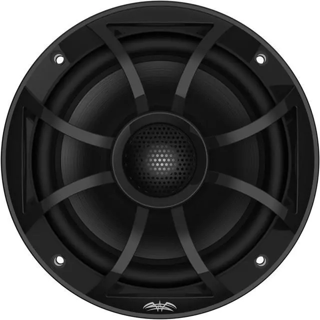 Alt view image 5 of 13 - Wet Sounds Recon 6BG 6.5 Inch 2 Way Open Grille Marine Speakers in Black, Pair