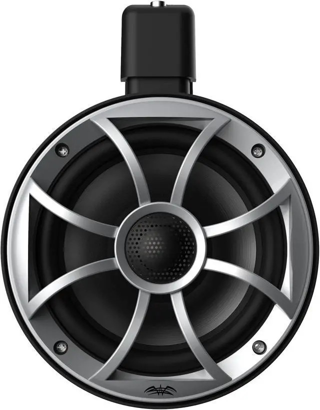 Alt view image 2 of 4 - Wet Sounds RECON 6 POD-B - Wet Sounds 6.5 Inch Coaxial Tower Speakers, Black Enclosures with Silver XS Grilles (pair)