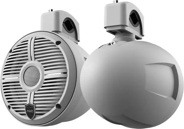 Alt view image 6 of 6 - Wet Sounds RECON 6 POD-W - Wet Sounds 6.5 Inch Coaxial Tower Speakers, White Enclosures with White XW Grilles (Pair)