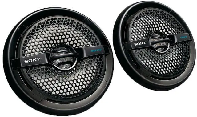 Alt view image 20 of 20 - Sony XS-MP1611B 6.5" 140W Dual Cone ATV/UTV Speakers Stereo Black, 2 Pack