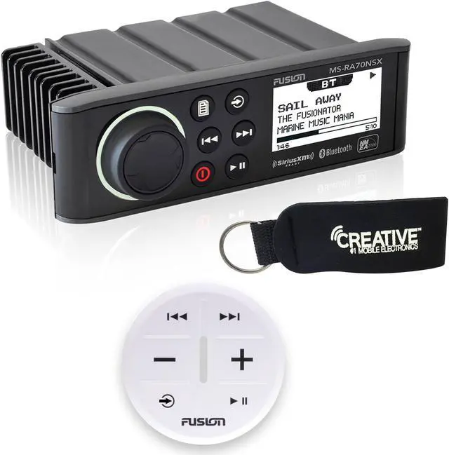 Main image of Fusion MS-RA70NSX Marine Entertainment System With Wireless Remote - White