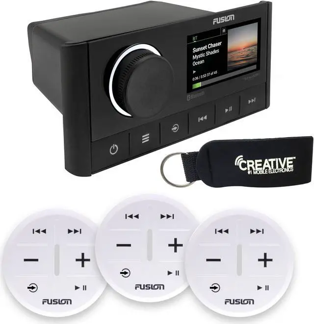Main image of Fusion MS-RA670 Apollo Marine Entertainment System With Three Wireless Remotes For Three Zones - White