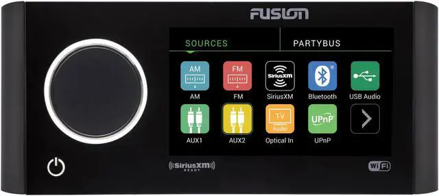 Alt view image 2 of 4 - Fusion MS-RA770 Apollo Touchscreen Marine Entertainment System With Wireless Remote - White