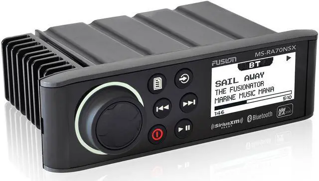 Alt view image 2 of 4 - Fusion MS-RA70NSX Marine Entertainment System With Wireless Remote - White