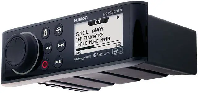 Alt view image 3 of 4 - Fusion MS-RA70NSX Marine Entertainment System With Wireless Remote - White