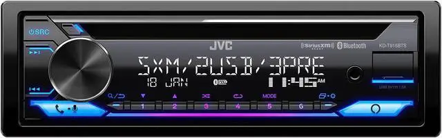 Alt view image 4 of 4 - JVC KD-T915BTS - CD, Bluetooth, Dual USB, AUX, Amazon Alexa + SirusXM Radio Tuner & Swi-RC Control Interface