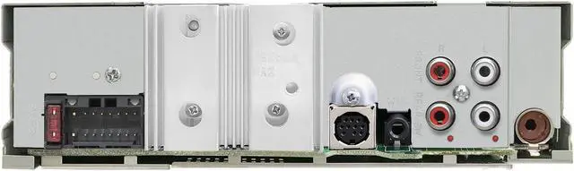 Alt view image 4 of 4 - JVC KD-TD91BTS - CD Receiver w/ Bluetooth, Front USB, AUX, Amazon Alexa, SirusXM Ready + Two Pairs Of JVC 6x8" Speakers