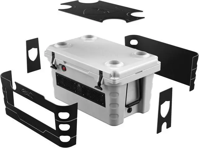 Main image of Wet Sounds SHIVR-55 Cooler GatorStep Full Skin Kit - Black Over Gray