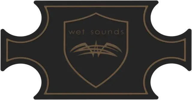 Alt view image 2 of 4 - Wet Sounds SHIVR-55 Cooler GatorStep Full Skin Kit - Black Over Whiskey