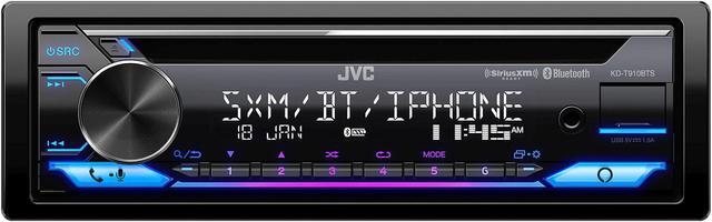 Alt view image 4 of 4 - JVC KD-T910BTS - CD Receiver w/ Bluetooth, USB, Amazon Alexa, SirusXM Ready + SWI-RC Steering Wheel Control Interface
