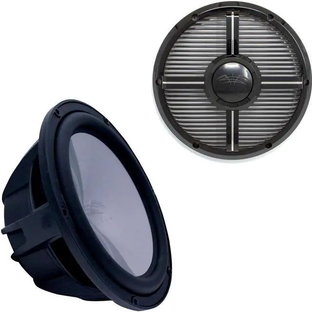 Main image of Wet Sounds REVO10HPS4-B Revo High Power 10" Subwoofer with Grill - Black Subwoofer & Black Closed Face XW Grill