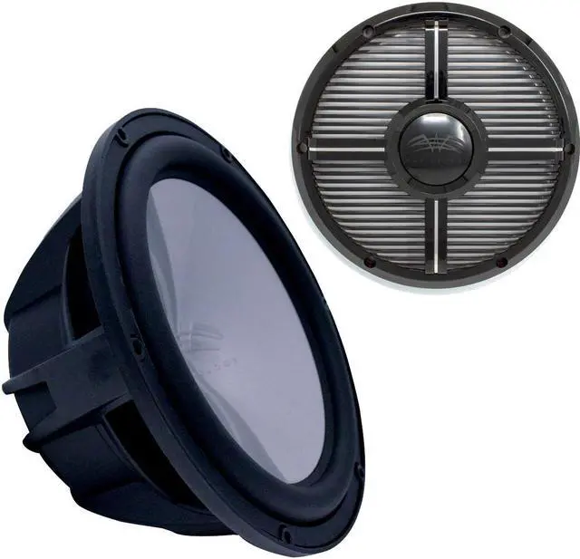 Main image of Wet Sounds REVO12HPS4-B Revo High Power 12" Subwoofer with Grill - Black Subwoofer & Black Closed Face XW Grill