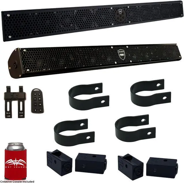 Alt view image 3 of 9 - Wet Sounds Revolution 200 W RMS - 400 W PMPO Speaker - Glossy Black