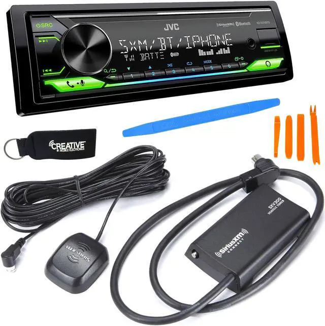 Main image of JVC KD-X370BTS Digital Media ReceiverW/ BT, USB, Amazon Alexa + Included SirusXM SXV300 Satellite Radio Tuner