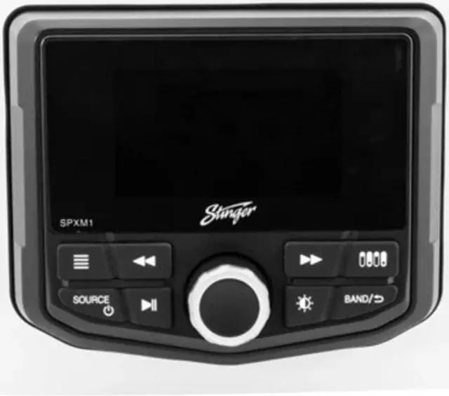 Alt view image 4 of 4 - Stinger SEADASH3W Universal Marine 3" Radio Kit - White Finish Fits All 3" Gauge Radios