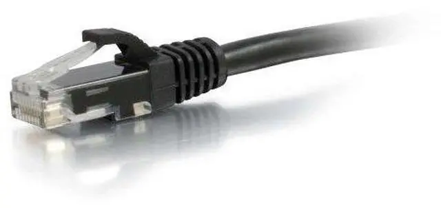 Alt view image 2 of 6 - C2G 6in Cat6a Snagless Unshielded (UTP) Network Patch Ethernet Cable - Black