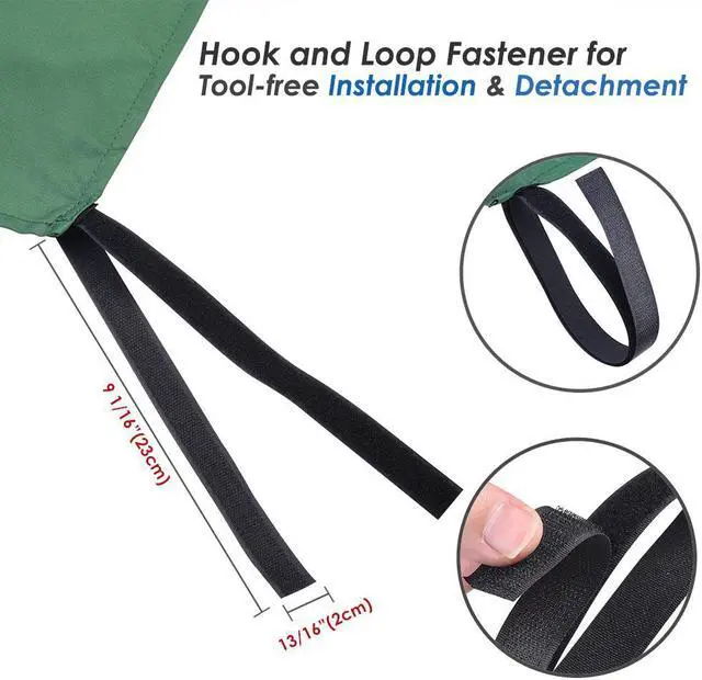 Alt view image 6 of 7 - 43"x90" Swing Set Replacement Tarp UV Protection Playground Roof Playset