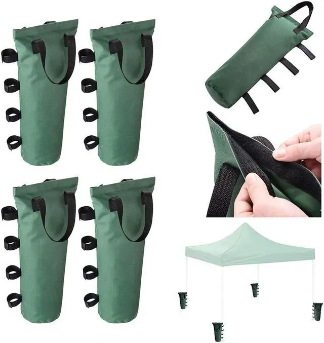 Alt view image 2 of 7 - 4 Pcs 18" Monoshock Weight Sand Bag 600D Oxford Fabric for Outdoor Pop Up Canopy Tent Shelter Garden