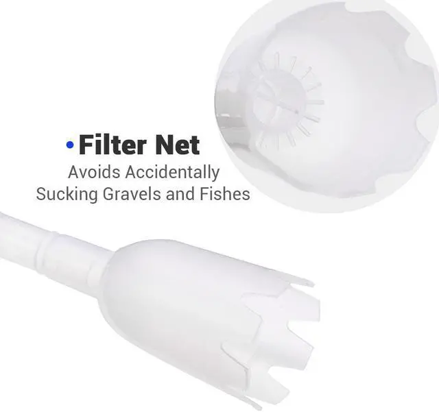 Alt view image 4 of 7 - Yescom Aquarium Vacuum Cleaner Siphon Gravel Cleaner Water Changer Fish Tank