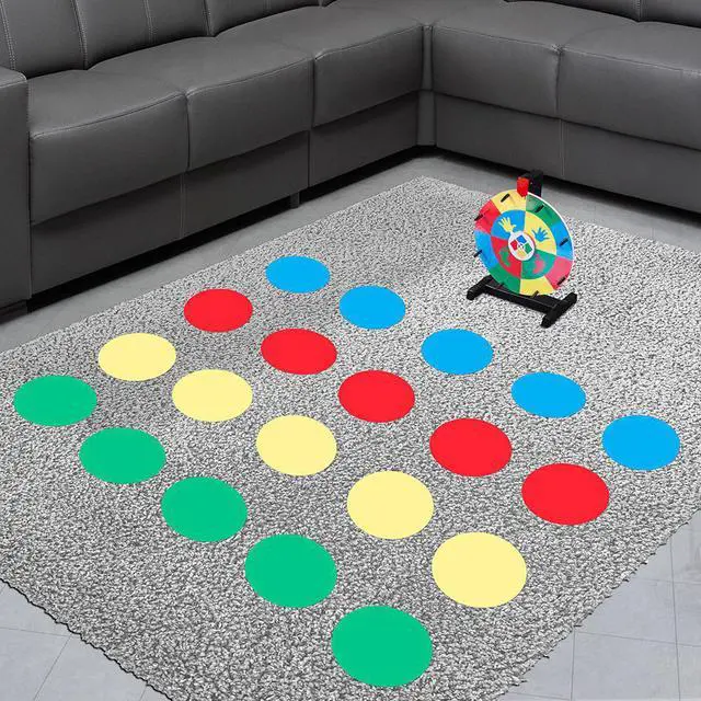 Alt view image 5 of 5 - WinSpin Twister Game Template Body Twister Moves Board Sport Kids Adult Age 5+
