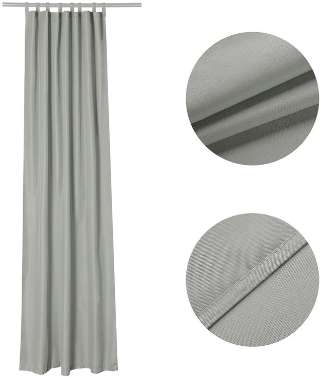 Alt view image 4 of 7 - Yescom 54"x120" Outdoor Curtain Drape Tab Top UV30+ Patio Pergola Backyard 1 Piece